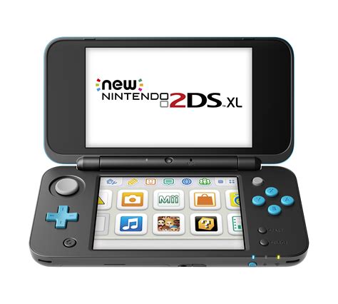 Nintendo 2ds Xl Portable Gaming Console Black And Turquoise Walmart