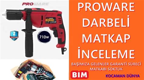 Proware Darbeli Matkap Nceleme Bim E Gelen Darbeli Matkap Proware