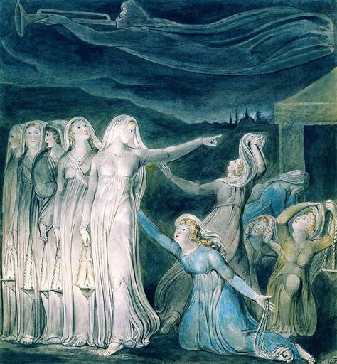 William Blake Painting The Parable Of The Wise And Foolish Virgins