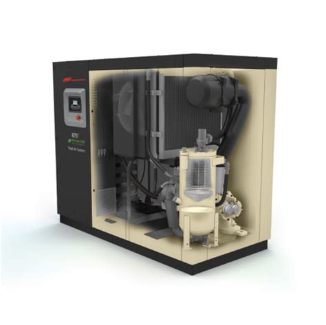 R Series 45 75 Kw Oil Flooded Rotary Screw Compressors With Integrated