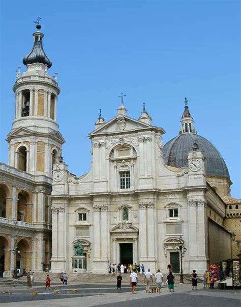 The Basilica Della Santa Casa Is A Shrine Of Marian Pilgrimage In