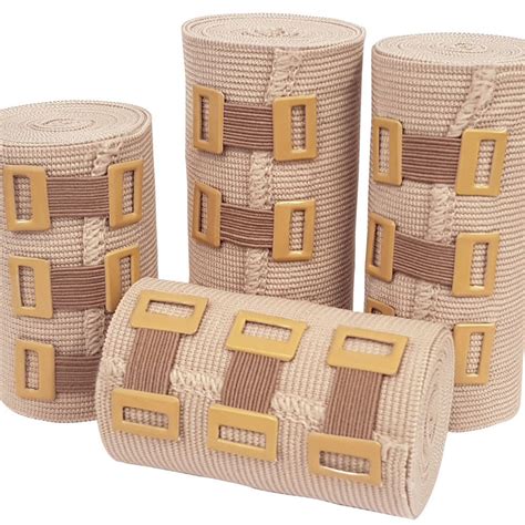 Medical Elastic Compression Bandage Wrap Pack Of 8 Jax First Aid
