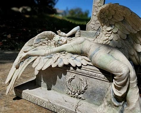 Gothic Weeping Angel Lying On Grave Gothic Decor Angel Statue