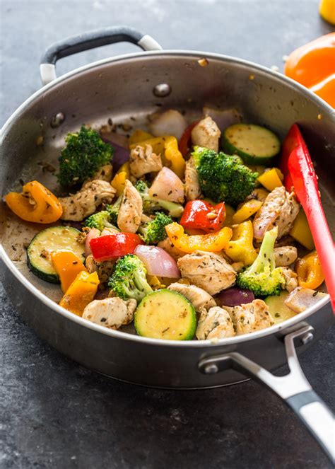 Quick Healthy 15 Minute Stir Fry Chicken And Veggies