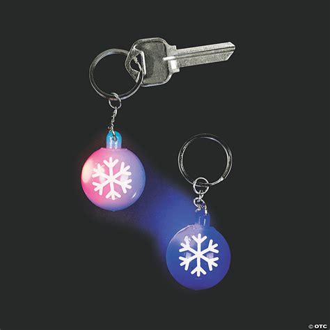 Light Up Winter Keychains