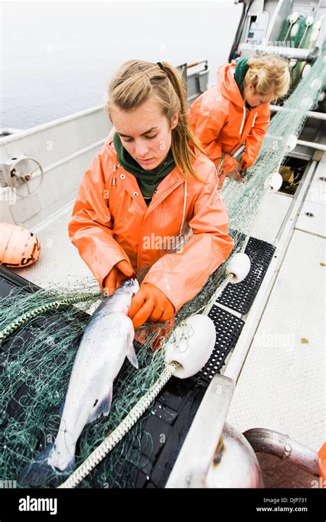 Salmon Fishing In The Alaska Department Of Fish And Game Alaska