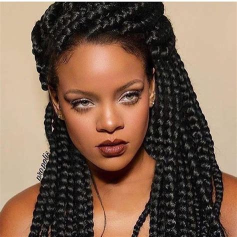 Rihanna Braided Hairstyles African Braids Hairstyles Natural Hair