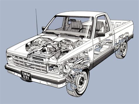 Chevrolet S Single Cab Cutaway Drawing In High Quality
