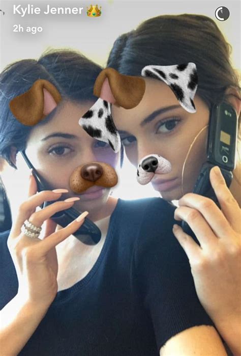 Kylie And Kendall Jenner Goof Around On Snapchat Daily Mail Online