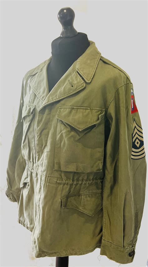 Us Ww2 82nd Airborne M 1943 Field Jacket And Trousers I Ww2 Militaria