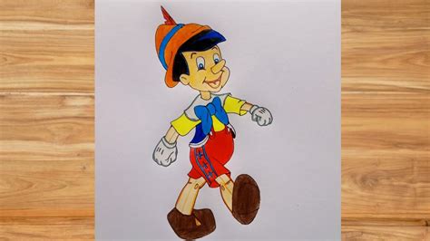 How To Draw Pinocchio Easy And Fast Step By Step Monika Bisht Arts
