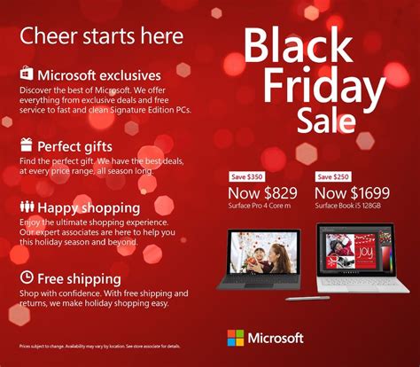 Microsoft Store Canada Black Friday Flyer Canadian Freebies Coupons