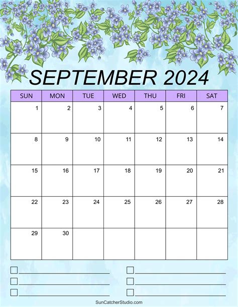 September 2024 Calendar Edit Printable Diy Projects Patterns