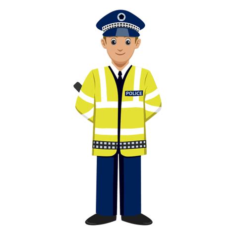 Traffic Police Cartoon Png And Svg Design For T Shirts