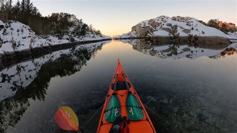 Winter Kayaking In Norway Youtube