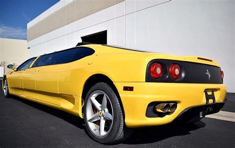 Somebody Just Turned A Ferrari 360 Modena Supercar Into A Stretched