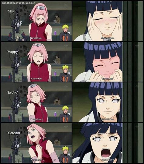 Sakura And Hinata Moods Naruto Pinterest Posts