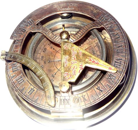 buy brass sundial compass antique navigation on erakart