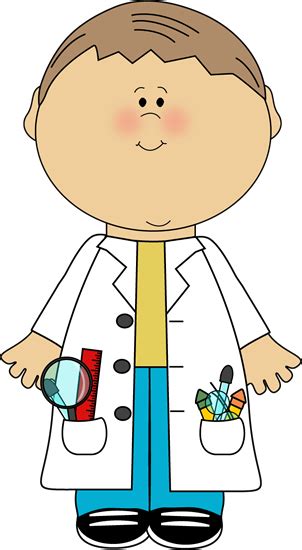 Pin the clipart you like. Kid Scientist Clip Art - Kid Scientist Vector Image