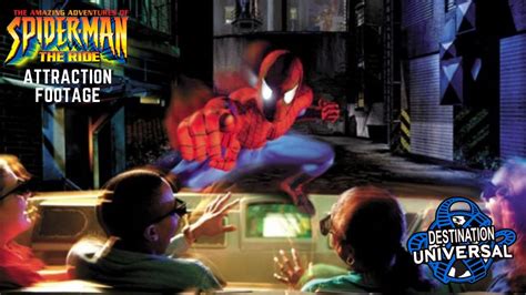 The Amazing Adventures Of Spider Man Attraction Footage Best Quality