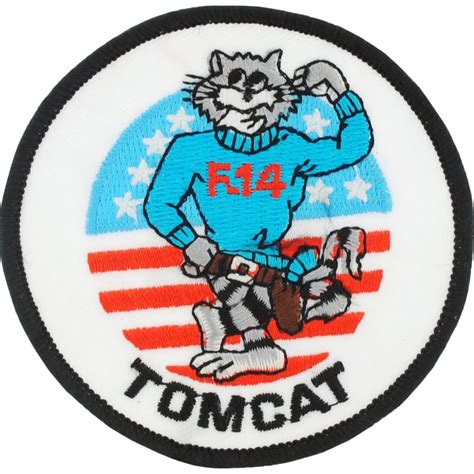 Us Navy F 14 Tomcat Patch Blue And White 3 Etsy