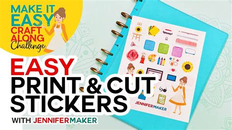 Click over to learn how to make planner stickers with cricut. Easy Print & Cut Stickers on a Cricut! - YouTube