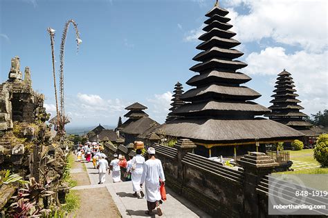 Pura Besakih Temple Bali Indonesia Stock Photo