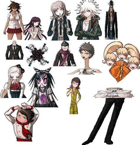 Danganronpa All Characters V2 Voodoking Wallpaper