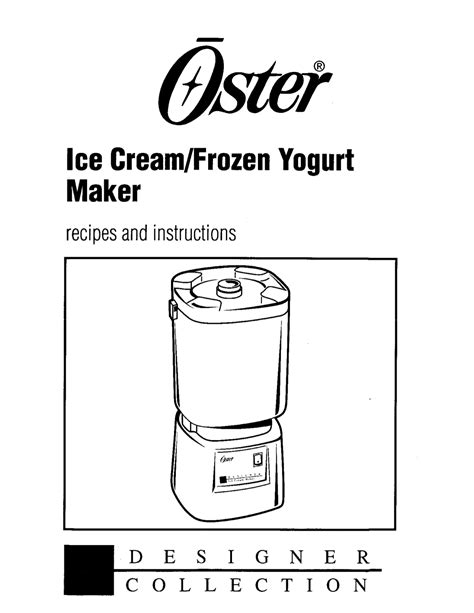 Oster Ice Cream Maker Instructions Costarica Travel Deals
