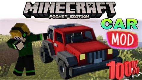 Best Mods Mcpe 2 Mcpe Car Addon How To Download Car Mod In