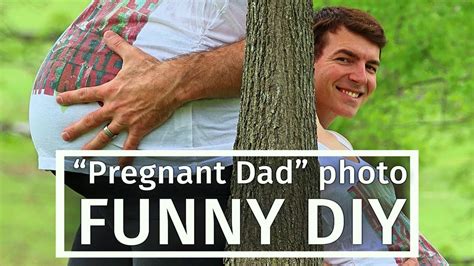 Diy Funny Pregnant Daddy Maternity Photoshoot Youtube
