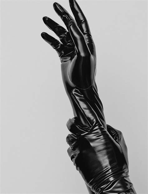 image gloves aesthetic leather gloves