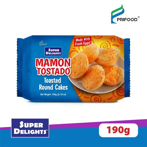 Super Delights Mamon Tostado 190g Shopee Philippines
