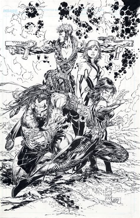 Cyberforce 1 Cover Art By Marc Silvestri Sold In Simon Reeds Art