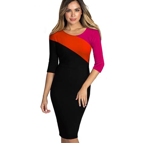 Buy New Fashion Spring Female Contrast Colorblock