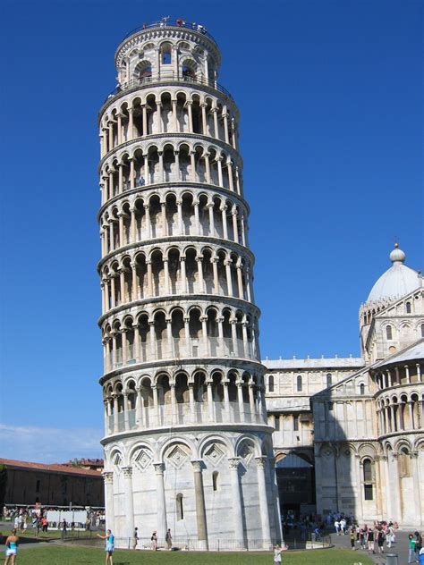Campanile Leaning Tower Of Pisa Bell Tower C 1174 Pisa Italy