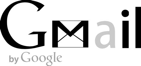 Gmail Logo Black And White Brands Logos