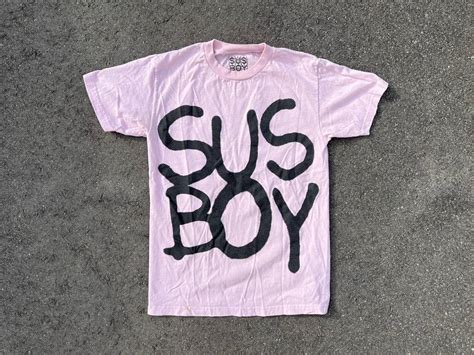 Sus Boy Lil Peep Sus Boy Pink Anarchy T Shirt Size Small Grailed