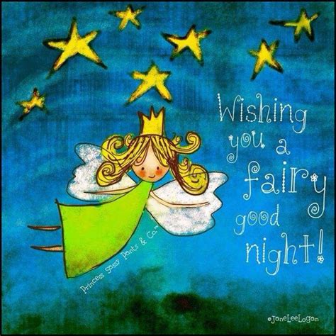 Wishing You A Fairy Good Night Good Night Wishes Good Night Fairy
