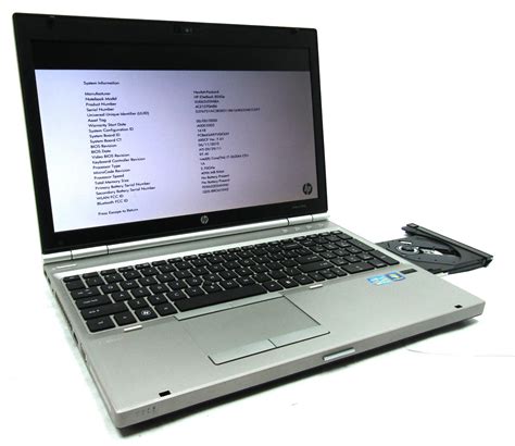 Hp Elitebook 8560p 156 Laptop 270 Ghz Core I7 I7 2620m 4gb Ddr3