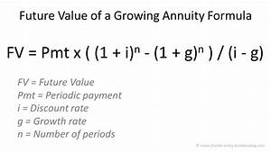 Future Value Of A Growing Annuity Formula Double Entry Bookkeeping