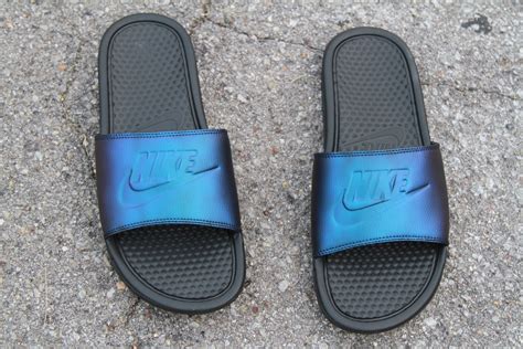 Custom Color Shifting Nike Slides Etsy
