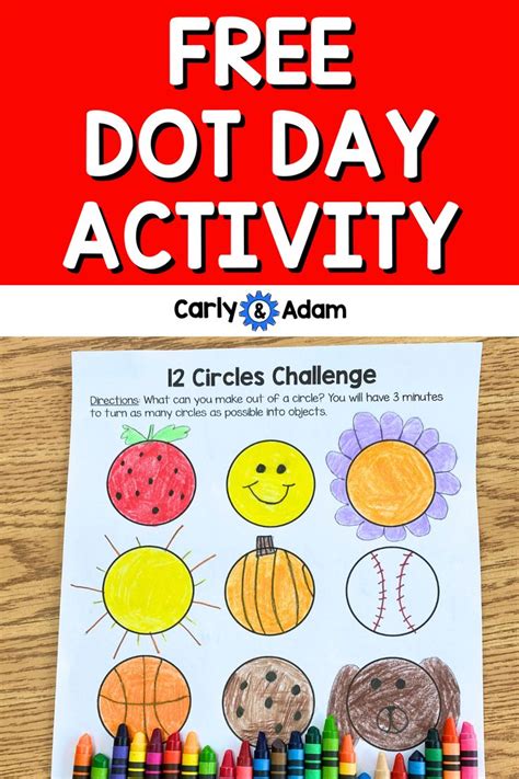 Free International Dot Day Activity 30 Circles Creativity Challenge