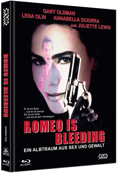 Romeo Is Bleeding Blu Raydvd Uncut Auf 333 Limitiertes Mediabook Cover A