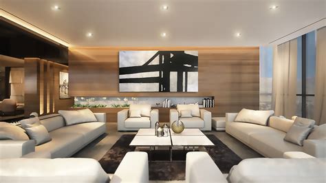 Black And White Abstract Modern Furniture Living Room Luxury Living
