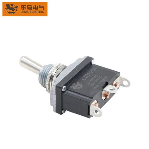 China 12mm Locking 3 Position Toggle Switch 20a 250v Dpdt On Off