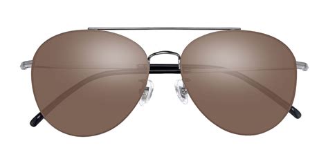 Laredo Aviator Prescription Sunglasses Gray Frame With Brown Lenses Men S Sunglasses Payne