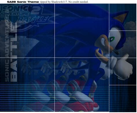 Gamecube Sonic Adventure 2 Battle Sonic Theme The Spriters Resource