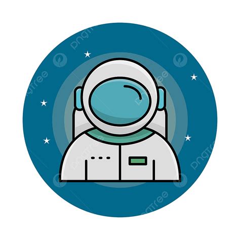 Astronaut Simple Clipart Hd Png Astronaut Vector Illustration With