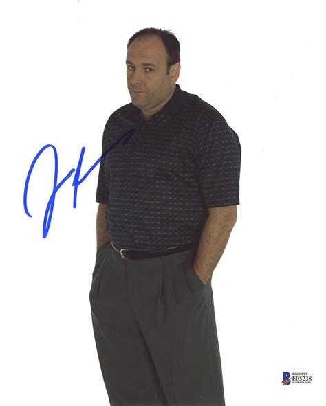 James Gandolfini Sopranos Signed 8x10 Photo Certified Authentic